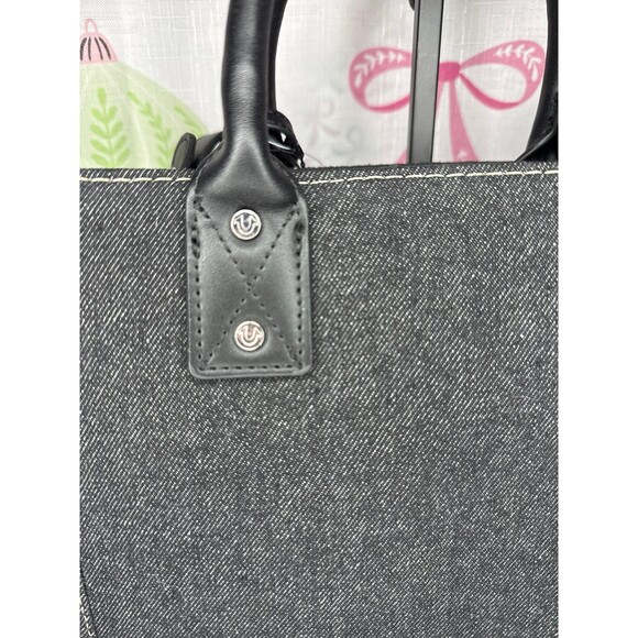 True Religion Quilted Horseshoe Modern Tote HandBag - Picture 9 of 9